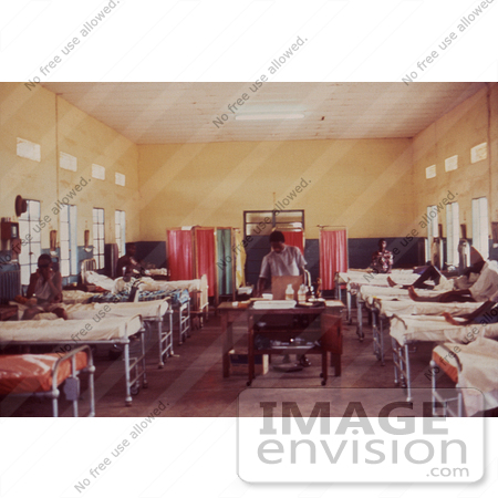 #6293 Picture of a Ward Housing Men Affected by the Lassa fever in Segbwema, Sierra Leone by KAPD