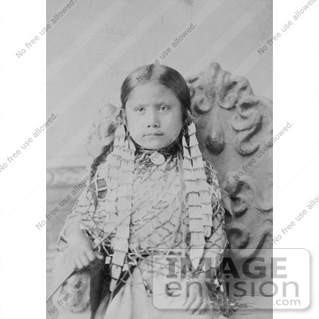 #7014 Stock Photograph of Standing Holy, Daughter of Sitting Bull by JVPD
