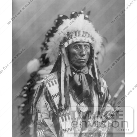 #7152 Stock Image: Sioux Indian Named Jack Red Cloud by JVPD