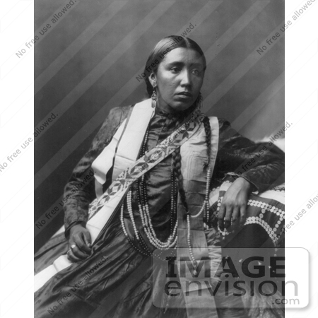 #7194 Stock Image: Sioux Indian Woman, Susan Frost by JVPD