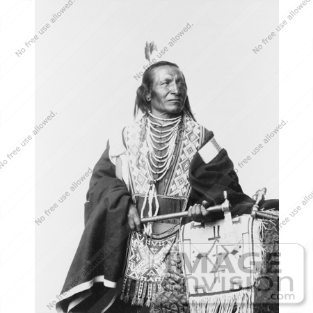 #7200 Stock Image: Chief Red Fox, Sioux Indian by JVPD