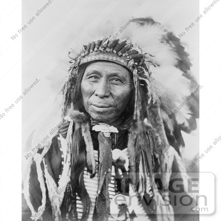 #7252 Stock Image: Sioux Indian, Black Thunder by JVPD
