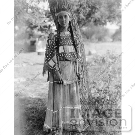 #7273 Stock Image: Sioux Woman by JVPD