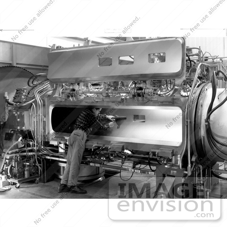 #7498 Stock Picture of a M-1 Model in Hypersonic Tunnel by JVPD
