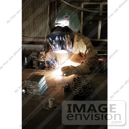 #7528 Stock Picture of USAF Tech. Sgt. John Gallup Welding by JVPD