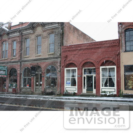 #753 Photograph of Downtown Jacksonville, Oregon in the Snow by Jamie Voetsch