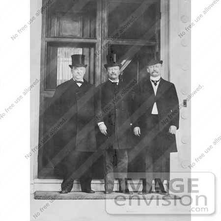 #7946 Picture of Grover Cleveland, Theodore Roosevelt, and D.R. Francis by JVPD