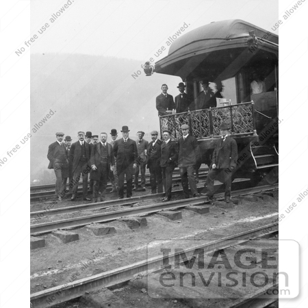 #7947 Picture of President Theodore Roosevelt and Train by JVPD