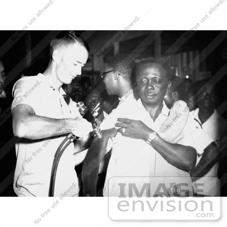 #8346 Picture of a Togo Man Getting a Smallpox Vaccination by KAPD
