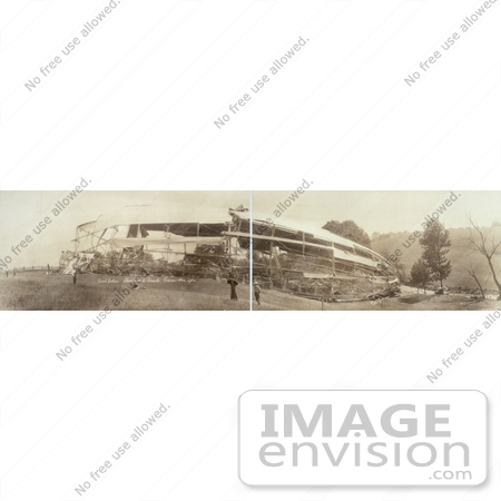 #8430 Picture of the USS Shenandoah Airship Wreck by JVPD