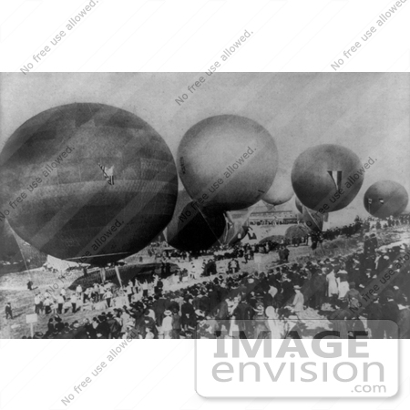 #8478 Picture of the International Balloon Race of 1908 by JVPD