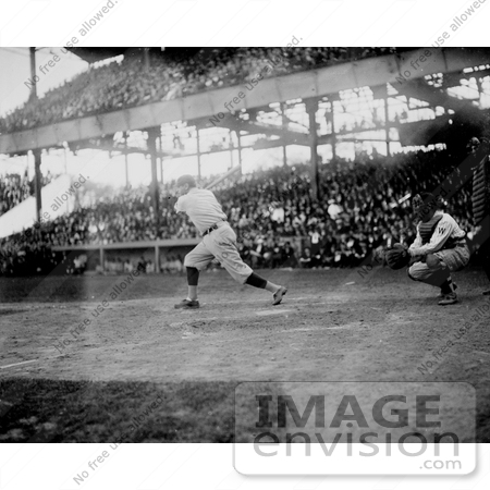 #8787 Picture of Babe Ruth Batting by JVPD