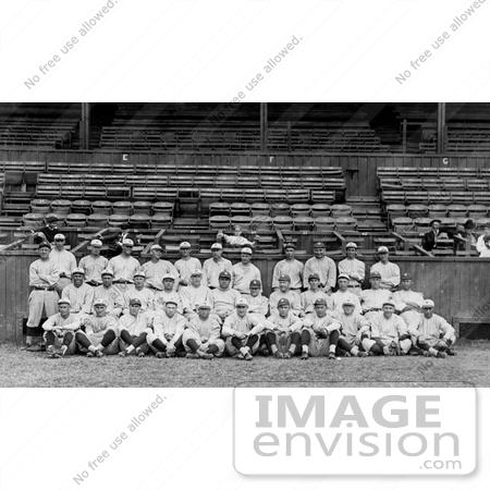 #8792 Picture of a Team Portrait of the New York Yankees by JVPD