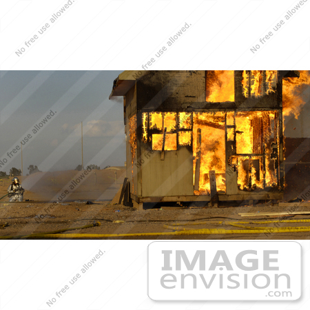 #8874 Picture of a Burning Building by JVPD