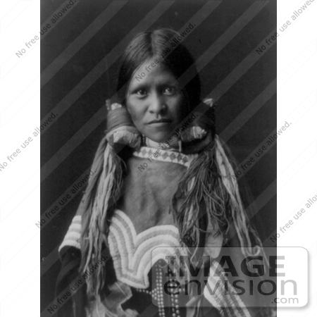 #9101 Picture of a Female Jicarilla Child by JVPD