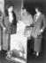 #10667 Picture of Ethel Barrymore at a Christmas Seals Booth for Tuberculosis by JVPD