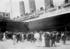 #12819 Picture of a Crowd Viewing the Lusitania at the New York Harbor by JVPD