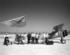 #1301 Stock Photo of a Tow Plane, Crew and Pilot by a Paresev 1-A by JVPD
