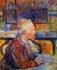 #13407 Picture of Vincent Van Gogh Seated at a Table by JVPD