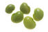 #16954 Picture of a Small Group of Green Lima Beans on a White Background by JVPD