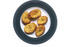 #16979 Picture of Pieces of Fried Plantain on a Plate Over a White Background by JVPD