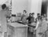 #19337 Photo of Students and Teacher in a Classroom Pledging Allegience to the American Flag by JVPD