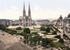#19478 Stock Photo of the Votivkirche Votive Church and Public Parks on Maximilian Platz in Vienna, Austria by JVPD