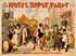 #21098 Stock Photography of a Vintage Circus Poster for the Musical Comedy, "Hotel Topsy Turvy" by JVPD