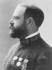 #21289 Stock Photography of John Philip Sousa in Profile, Wearing His Uniform and Medals, 1900 by JVPD
