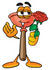 Clip Art Graphic of a Plumbing Toilet or Sink Plunger Cartoon Character ...