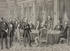 #27488 Illustration of Men Signing the Treaty of Paris to End the Spanish-American War on December 10th 1898 by JVPD