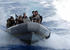 #30652 Stock Photo of United States Navy Sailors Riding a Rigid Hull Inflatable Boat During a Training Exercise by JVPD