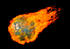 #31448 Burning Earth Globe by Oleksiy Maksymenko
