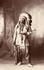 #35636 Stock Photo of a Native American Named Chief American Horse, Oglala Sioux Indian, In Full Regalia And Feathered Headdress by JVPD