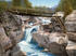 #41112 Stock Photo Of A Footbridge Over The Upper Falls Of The Ammonoosuc River In The White Mountains Of New Hampsire by JVPD