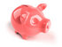 #44283 Royalty-Free (RF) Illustration of a 3d Pink Shiny Piggy Bank - Version 4 by Julos