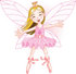 #56169 Clip Art Of A Happy Caucasian Ballerina Fairy Princess Dancing by pushkin