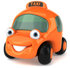 #61066 Royalty-Free (RF) Illustration Of A 3d Orange Taxi Cab Smiling by Julos