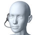 #61280 Royalty-Free (RF) Illustration Of A 3d Customer Service Rep Wearing A Headset - Version 7 by Julos