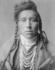 #7033 Stock Photography: Crow Native American Man, Bird on High Land by JVPD
