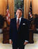 #7678 Picture of Ronald Reagan, 40th American President by JVPD