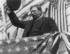 #7879 Picture of President Theodore Roosevelt Waving Hat by JVPD