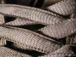 Shoestrings and Shoelaces Closeup
