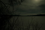 Diamond Lake at Night Under Moonlight