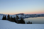 Crater Lake Before Dusk in February