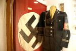 Nazi Flag and Uniform on Display