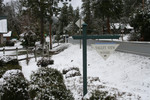 Valley View Winery Sign in Winter