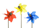 Red, Yellow and Blue Pinwheels