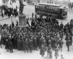 Suffrage Demonstration at Park Row, New York City