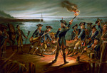 U.S. Army. Artillery Retreat From Long Island, 1776